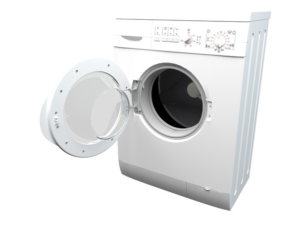 3D rendering of a washing machine - Photo, Image