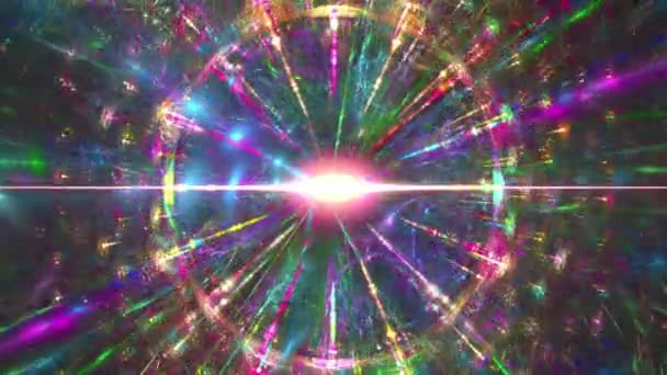αστέρι atom χρώμα σωματιδίων - Πλάνα, βίντεο