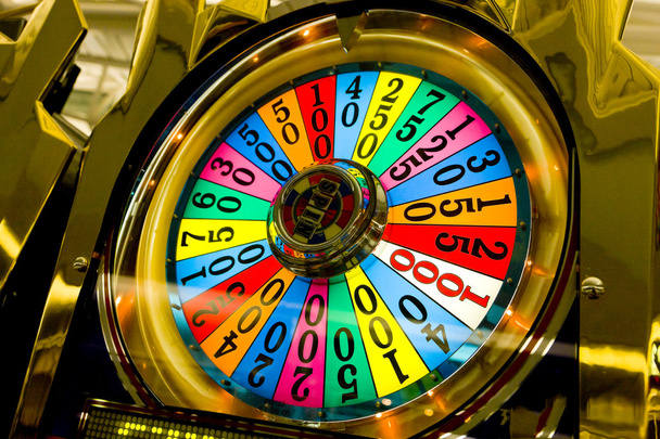 Detail of slot machine at the airport, Las Vegas, Nevada, USA - Photo, Image