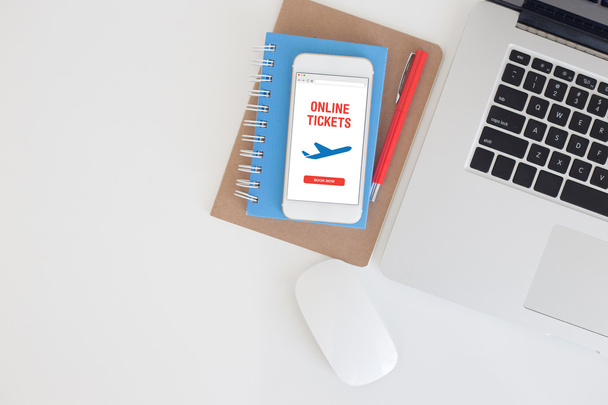 Buying airline tickets app  - Fotó, kép