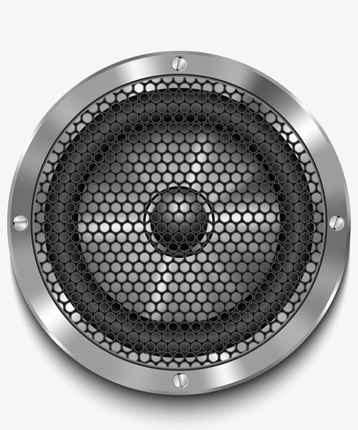 Icon loudspeaker vector. Audio loud speaker. Stereo, sound, radio, volume, dolby illustration. - Vektori, kuva