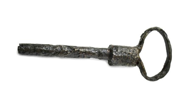auténtica llave de metal antigua histórica
 - Foto, Imagen