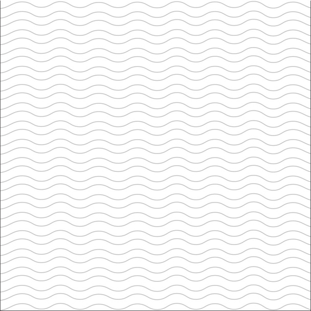 blue seamless wavy line pattern vector illustration - Vector, Image