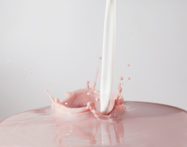 Splash of fruit milk cocktail - Fotó, kép
