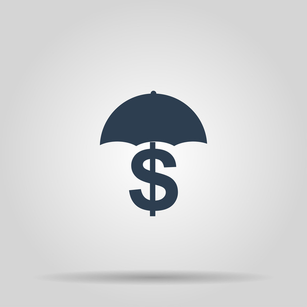 Icona della protezione dei soldi. Illustrazione concettuale per il design
 - Vettoriali, immagini