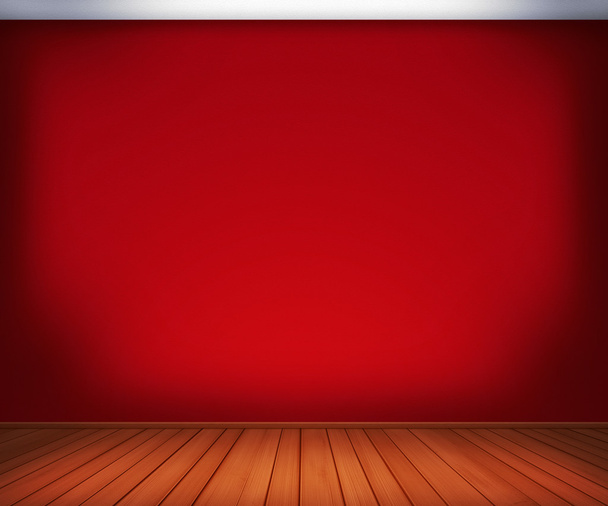 Red Empty Room Background - Photo, Image