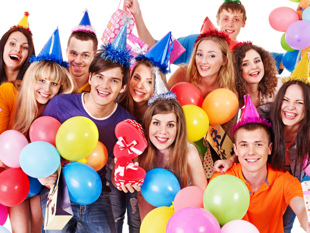 Group in party hat. - Photo, Image
