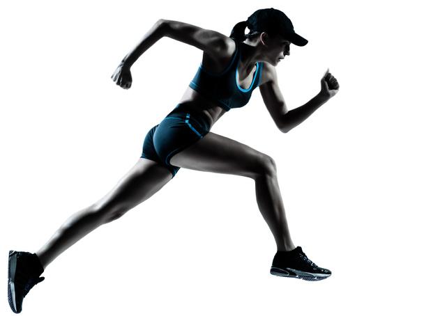 Biegaczka biegająca kobieta - Zdjęcie, obraz