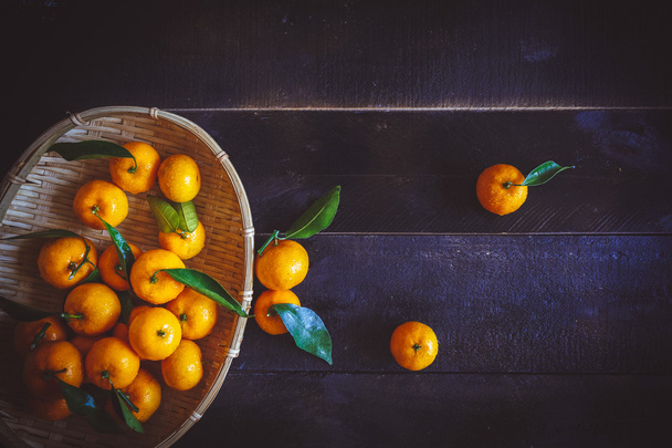 Mandarinas amarillas-Mandarín vietnamita
 - Foto, imagen