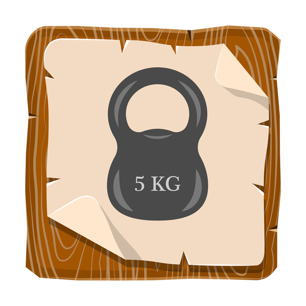 Weight colorful icon - Vector, Image