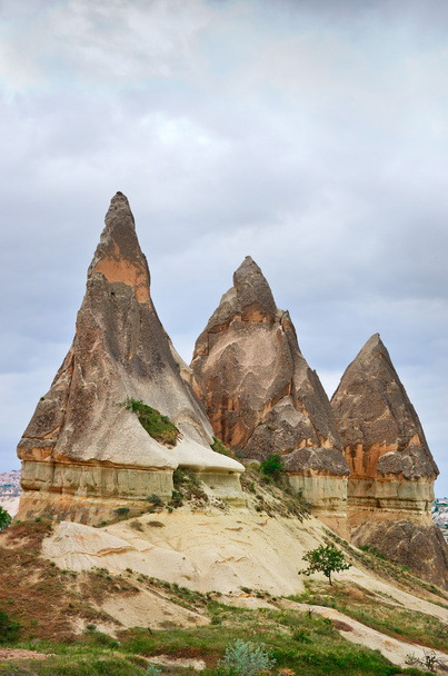 wonderful mountain landscape  in Cappadocia - Fotó, kép