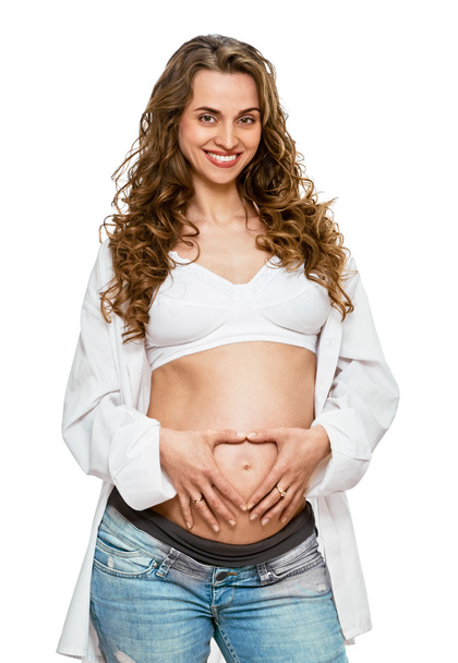 Happy smiling Pregnancy - Valokuva, kuva