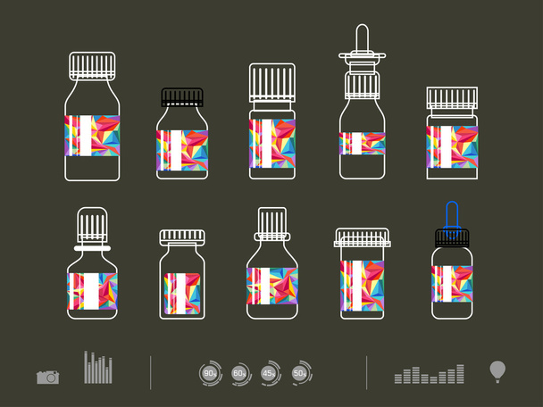 Illustration vectorielle de drogue icône
 - Vecteur, image