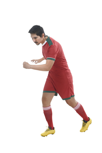 Asian soccer player running - Foto, immagini