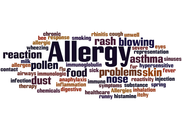 Allergia, sana pilvi käsite 4
 - Valokuva, kuva