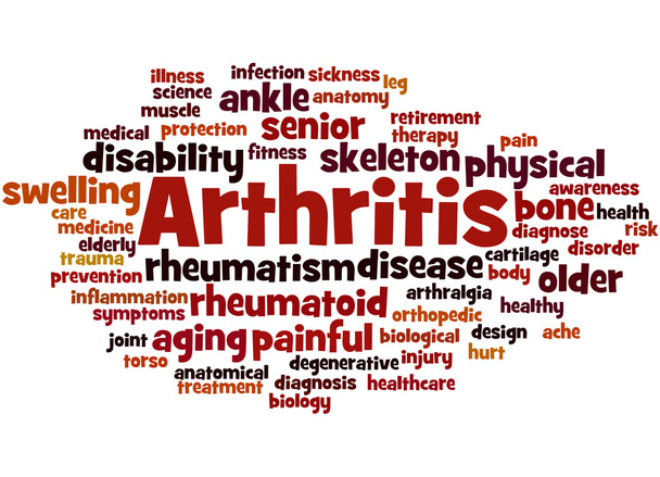 Artritida, slovo mrak koncepce 2 - Fotografie, Obrázek