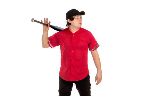 Baceball player with a bat - Фото, изображение