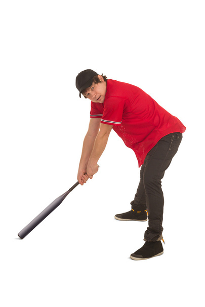 Baceball player with a bat - Foto, afbeelding