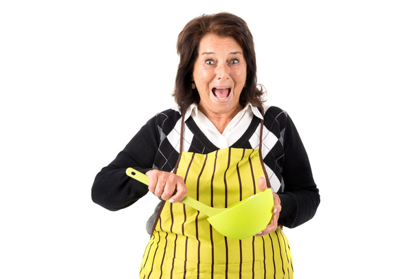 vezető nő főzés - Fotó, kép