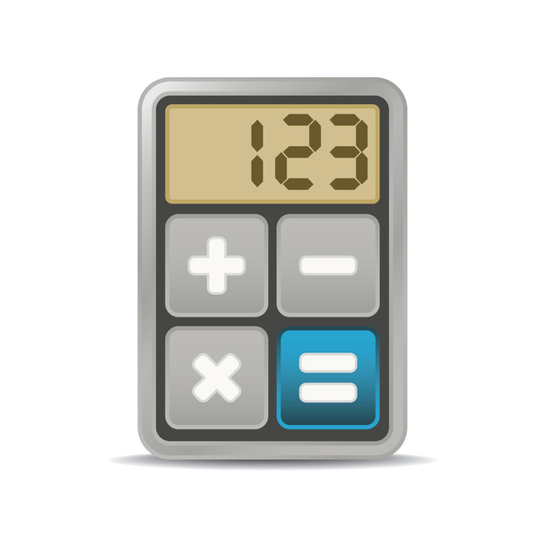 Calculator, application icon - Vector, Image