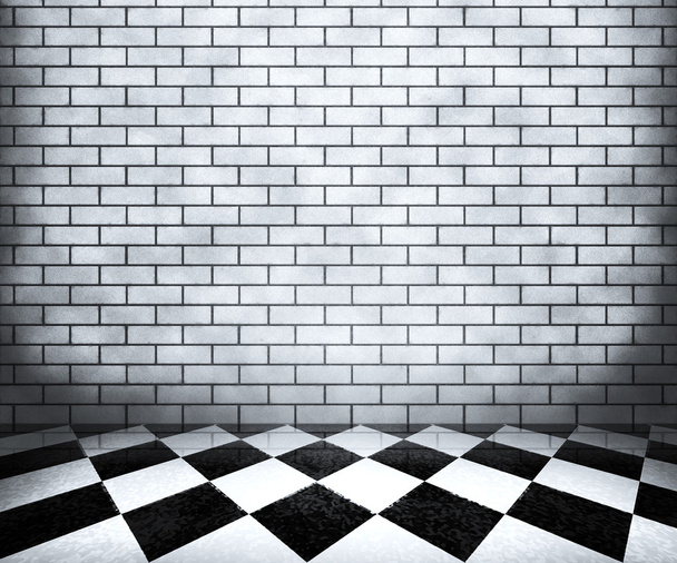 White Chessboard Arrière-plan intérieur
 - Photo, image
