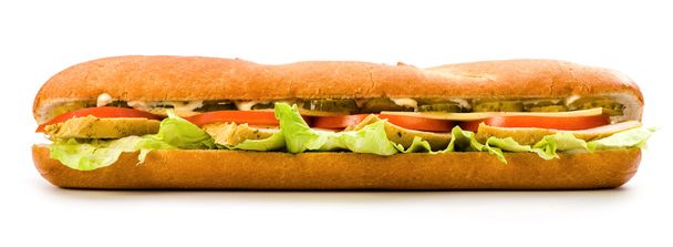 Sandwich mit Huhn - Foto, Bild