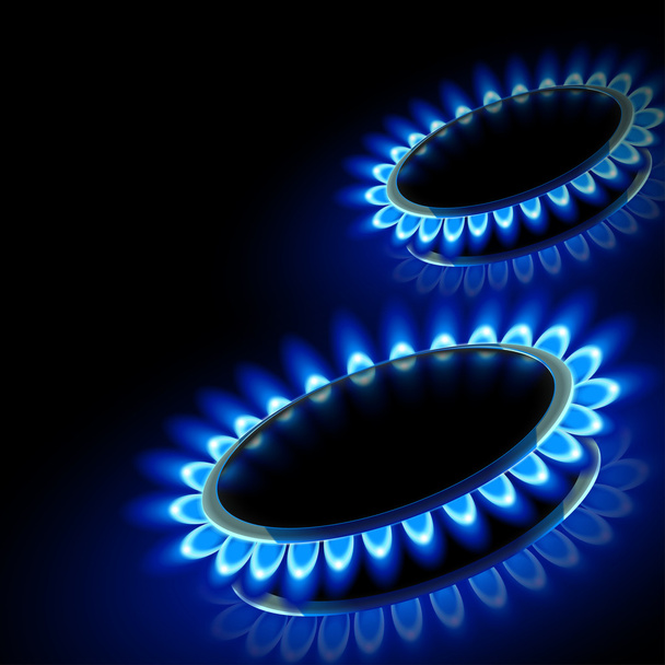 fire gas stove - Vector, Image