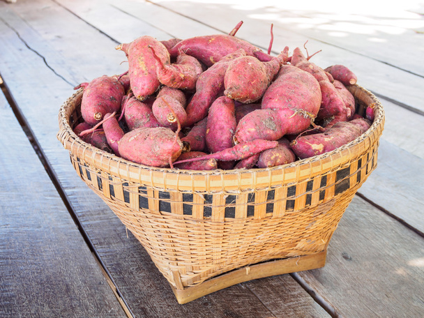 Sweet potato in basketry  - Photo, Image
