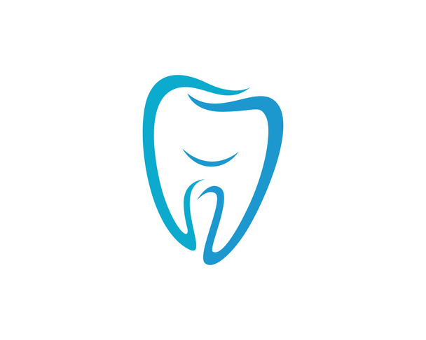 歯科医療のロゴとテンプレート - ベクター画像