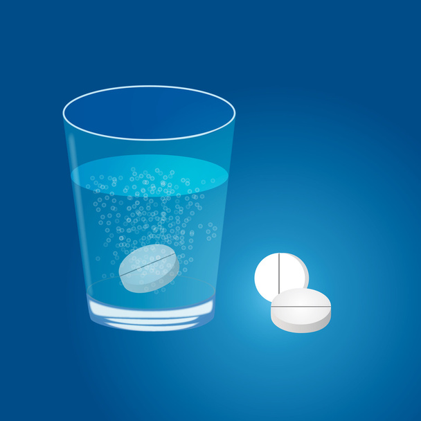 Tablet medicine - Vector, Image