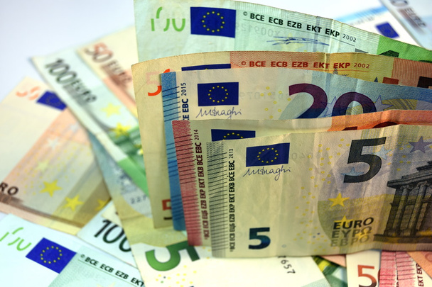Differenti Close up Banconote e valute in euro
   - Foto, immagini