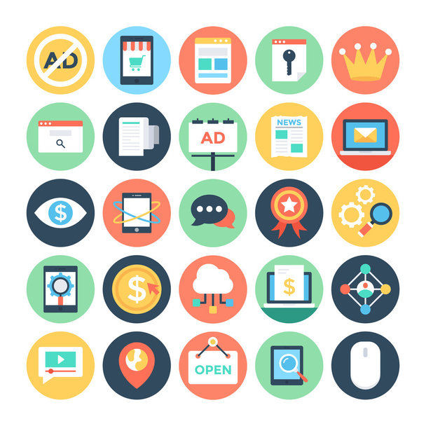 Icone vettoriali di marketing digitale 2
 - Vettoriali, immagini