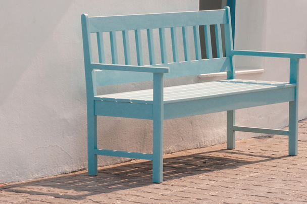 Light blue street chair - Fotografie, Obrázek