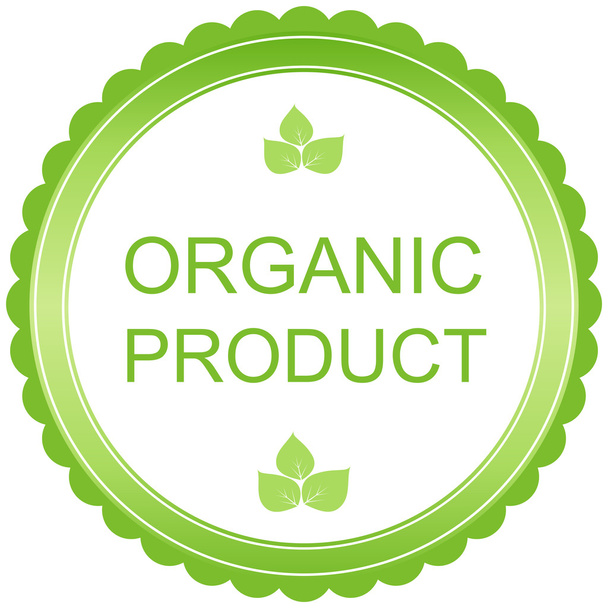 Organic product badge - Вектор, зображення