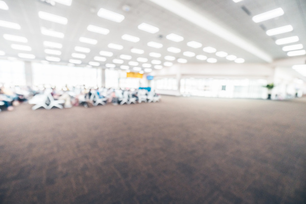 Abstract blur airport terminal interior - Photo, Image