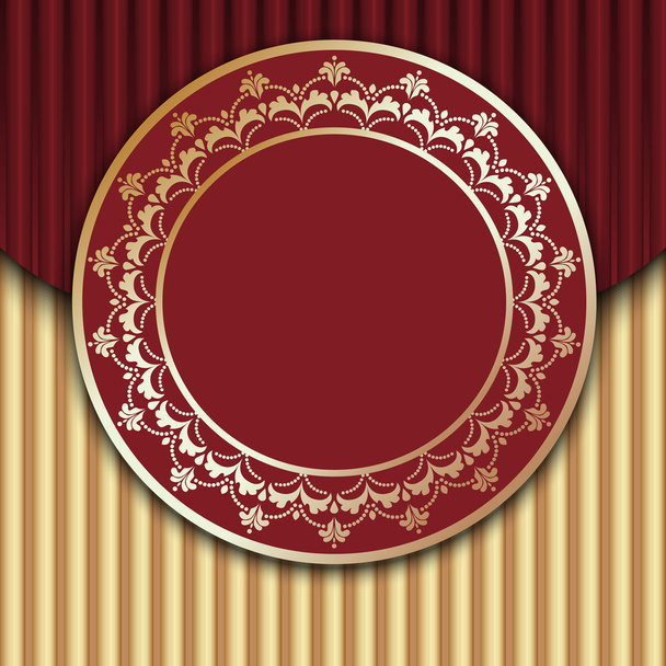 rode vintage design - Vector, afbeelding