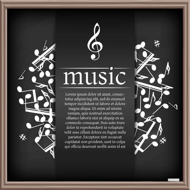 Music poster template - Vektor, kép