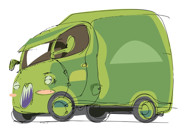 malý nákladní automobil - Vektor, obrázek