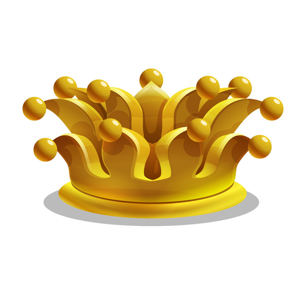 Rajzfilm gold crown  - Vektor, kép