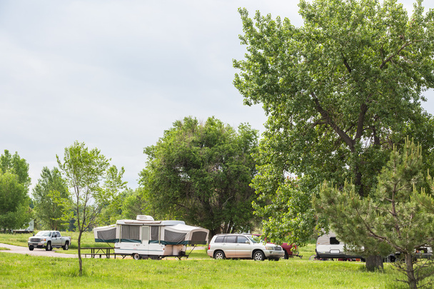 summer Camping at park - Photo, Image