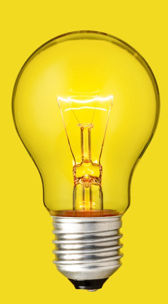 Glowing light bulb - Photo, Image