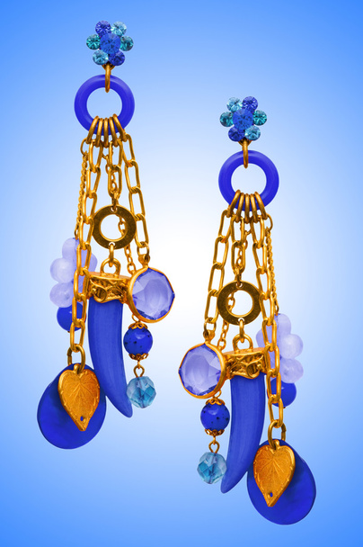 Jewellery concept with nice earrings - Photo, Image