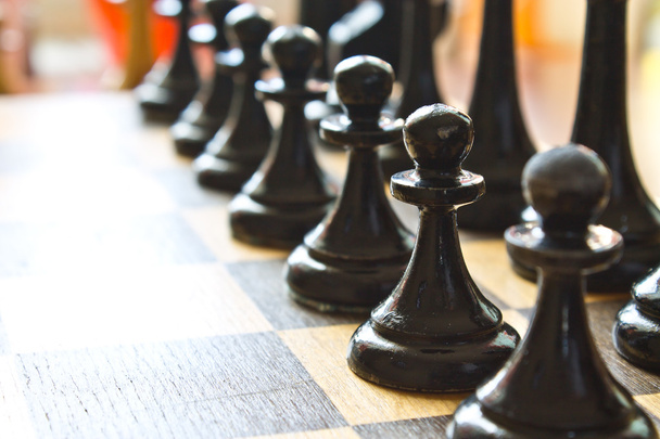 jogo de xadrez close-up
  - Foto, Imagem