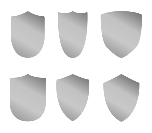 set of illustrated shields - Photo, Image