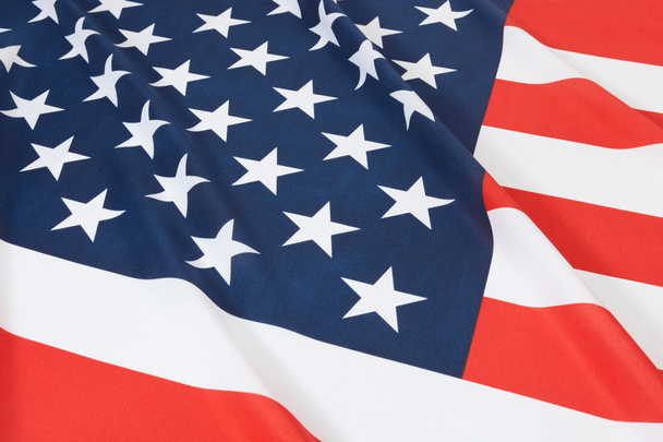 Studio shot of ruffled national flag - United States - Valokuva, kuva