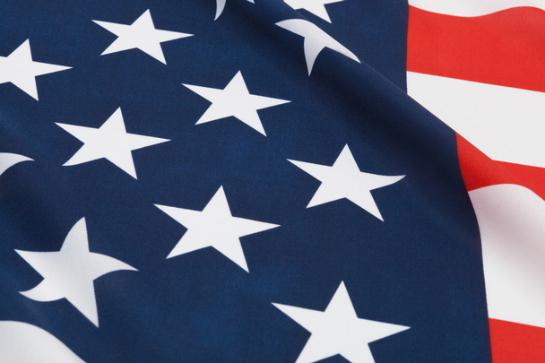 Zerzaust Nationalflaggen - Usa - Foto, Bild
