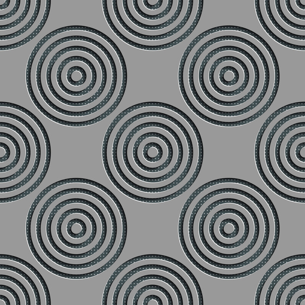 Seamless Circle Pattern - Wektor, obraz