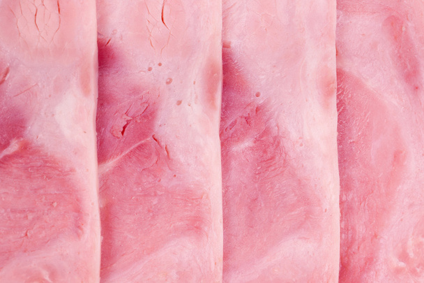 slices of cooked ham - Photo, Image