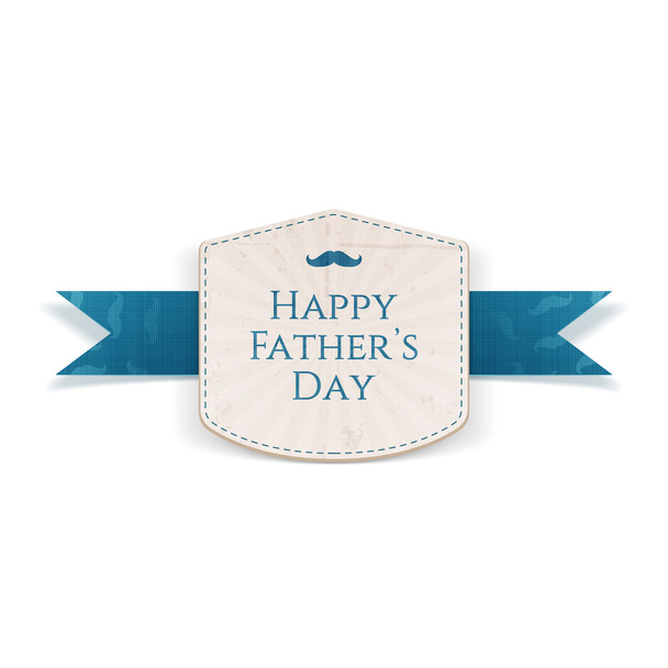 Happy Fathers Day modern graphic Banner - Vetor, Imagem