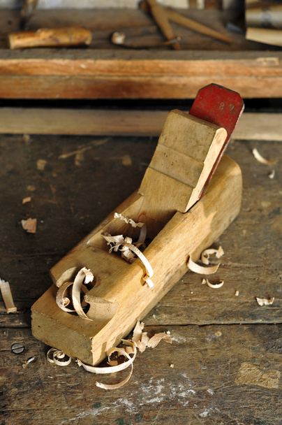oude timmerman hulpmiddel - Foto, afbeelding